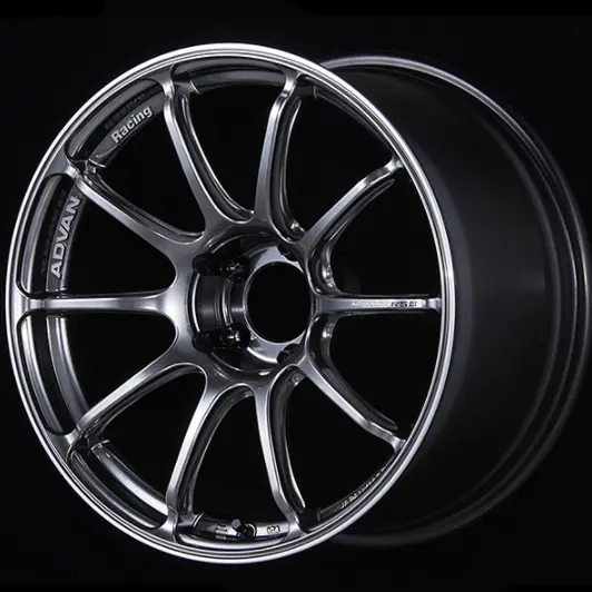 ADVAN YA39H45DHBR Wheel V4269 RSIII 19X8.5 ET45 5-100 RACING HYPER BLACK & RING