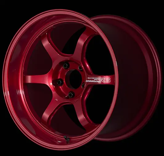 ADVAN YA68G45ECR Wheel V4408 R6 18X8.0 ET45 5-114.3 RACING CANDY RED