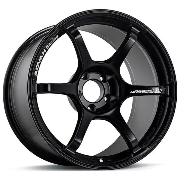 ADVAN YA48I53WSB Wheel V5053 RG-4 18X9.0 ET53 5-120 SEMI GLOSS BLACK