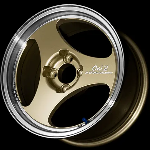 ADVAN YAY4A44ACG Wheel V5114 ONI2 14X5.0 +44 4-100 Machining and champagne gold