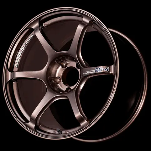 ADVAN YA47I45ECB Wheel V5844 RG-4 17X9.0 +45 5-114.3 Racing copper bronze
