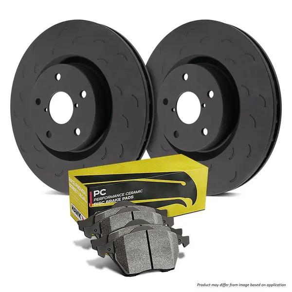 HAWK HKS4451.299Z Brake Kit (Rotor Talon Slotted-Only PC Brake Pad)