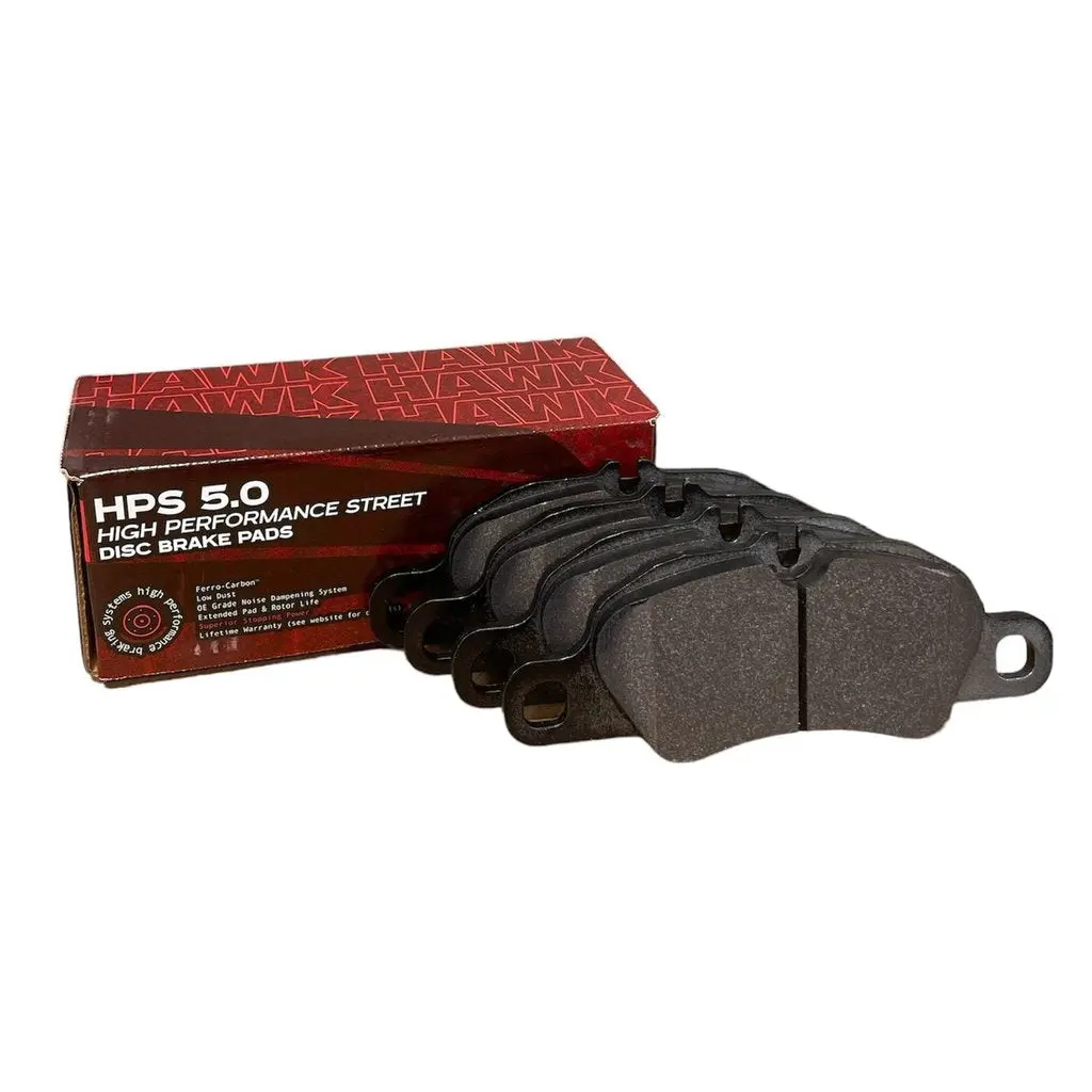 HAWK HB719B.668 Brake Pads HPS 5.0 Front PORSCHE 718 Boxster/Cayman/911 Carrera 4 2009-2016