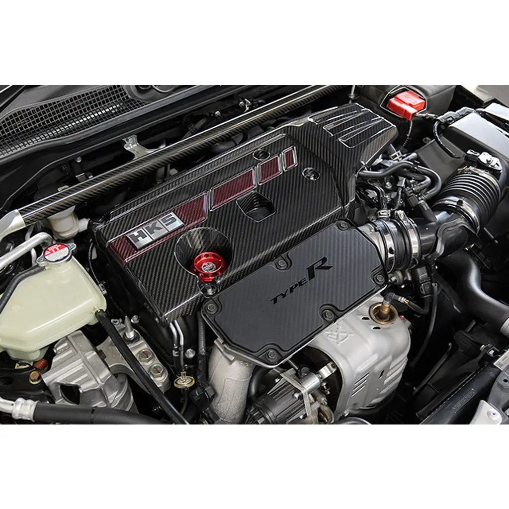 HKS 70026-AH013 Engine Cover (Carbon) for HONDA Civic Type-R