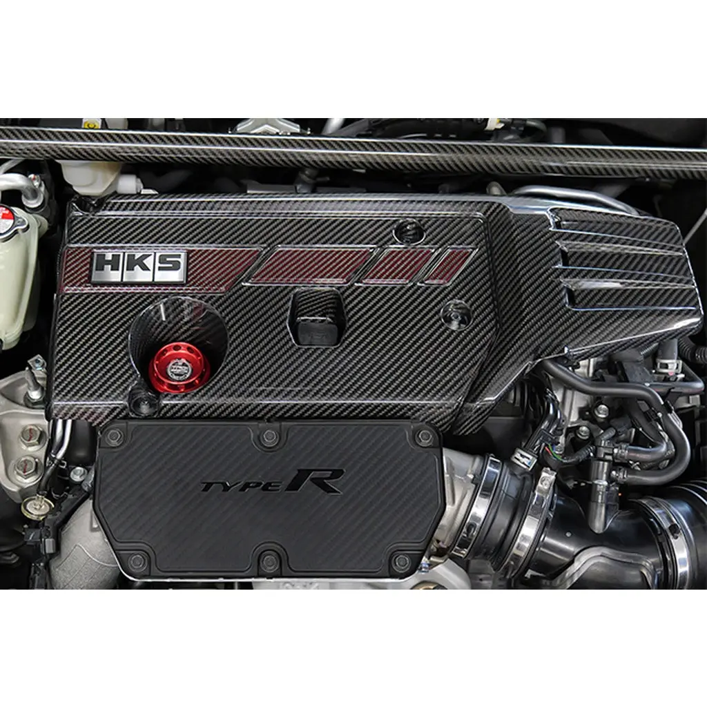 HKS 70026-AH013 Engine Cover (Carbon) for HONDA Civic Type-R