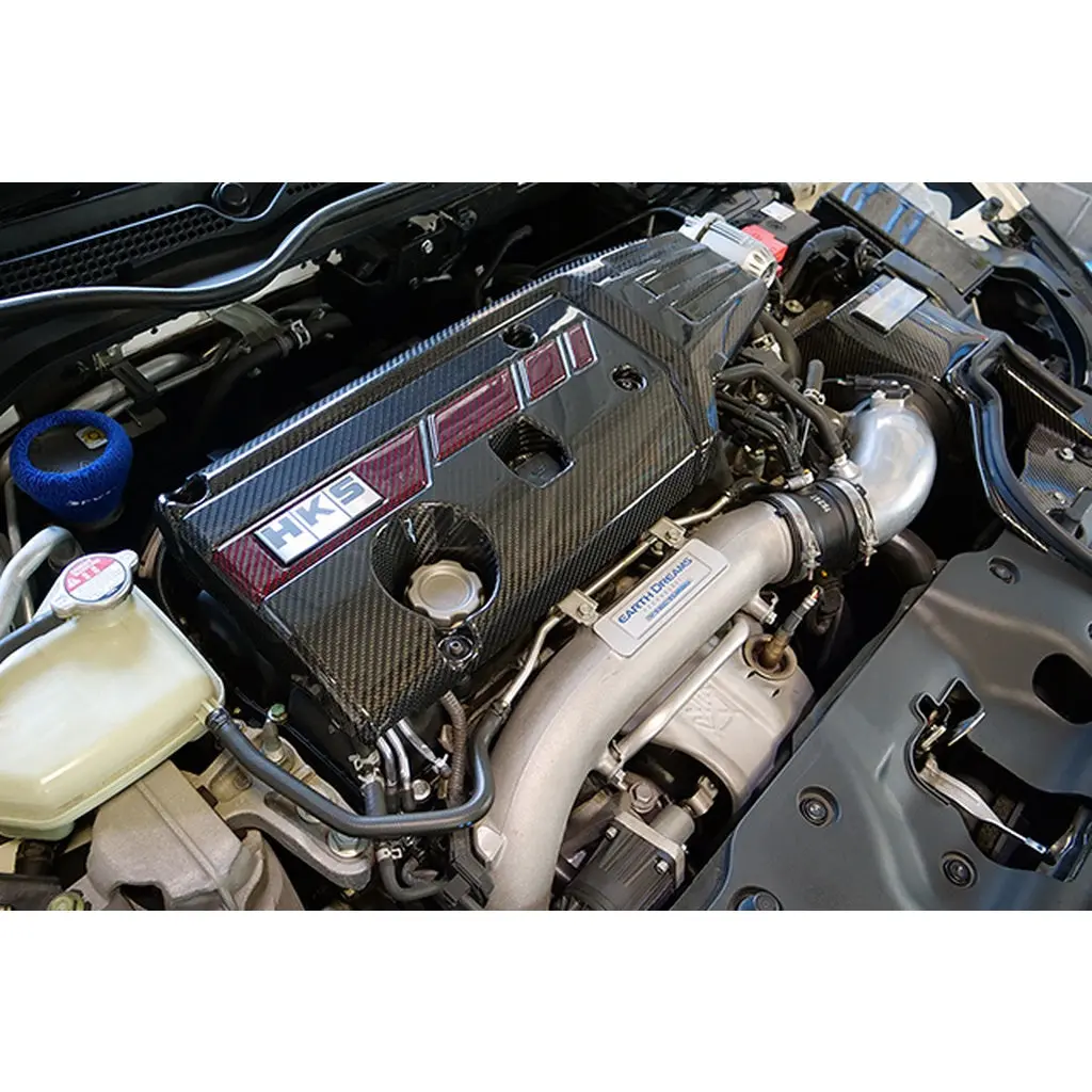 HKS 70026-AH013 Engine Cover (Carbon) for HONDA Civic Type-R