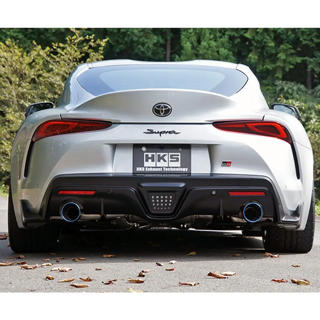 HKS 31029-AT005 Exhaust System SUPER TURBO MUFFLER (Compatible with Non-OPF Models) for TOYOTA GR Supra B48 Engine