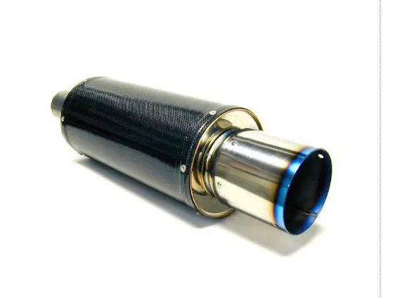 HKS 31012-BA001 rear muffler Carbon Ti 170 380mm, int 75mm