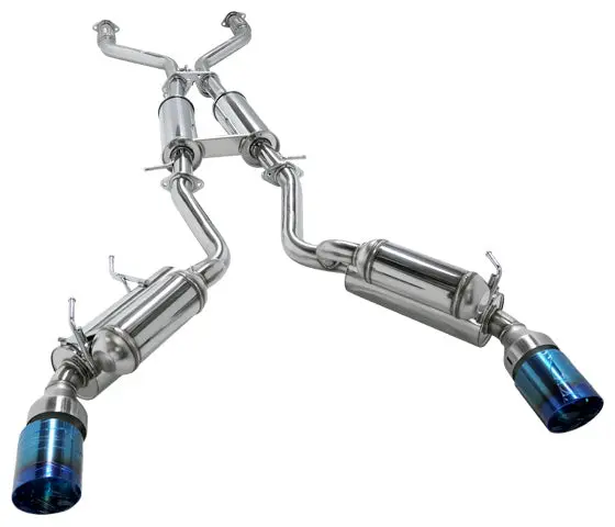 HKS 32009-BN004 USDM Hi-Power Full Dual TiTip Muffler NISSAN 370Z