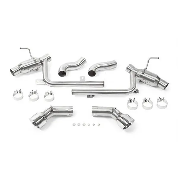 MISHIMOTO MMEXH-CAM8-16ADTPP CHEVROLETCamaro SS Dual-Tip Pro Axle Back Exhaust, 2016+ Polished Tips