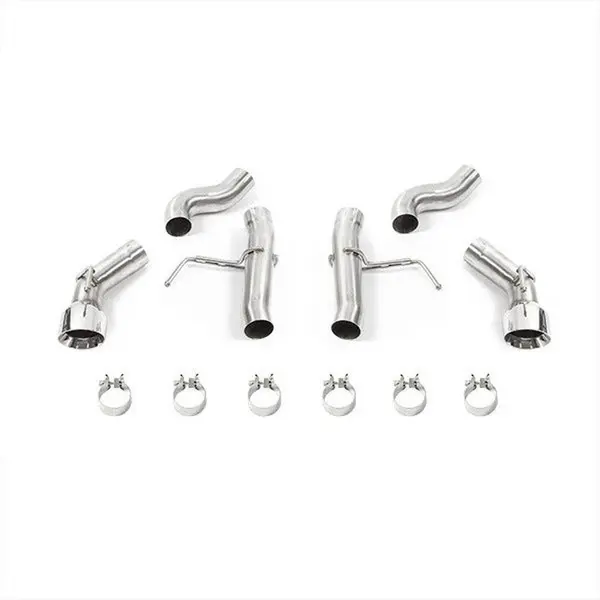 MISHIMOTO MMEXH-CAM8-16ADTRP CHEVROLETCamaro SS Dual-Tip Race Axle-Back Exhaust, 2016+ Polished Tips