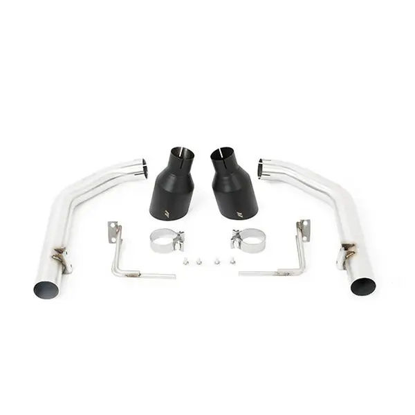 MISHIMOTO MMEXH-MUS8-15ARBK FORD Mustang GT Race Axleback Black Exhaust, 2015+