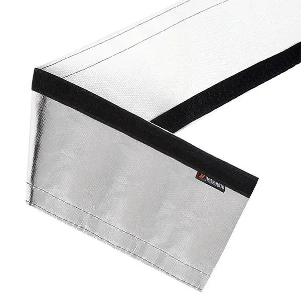 MISHIMOTO MMHP-HSS-136SL Heat Shielding Sleeve, Silver 1"x36"