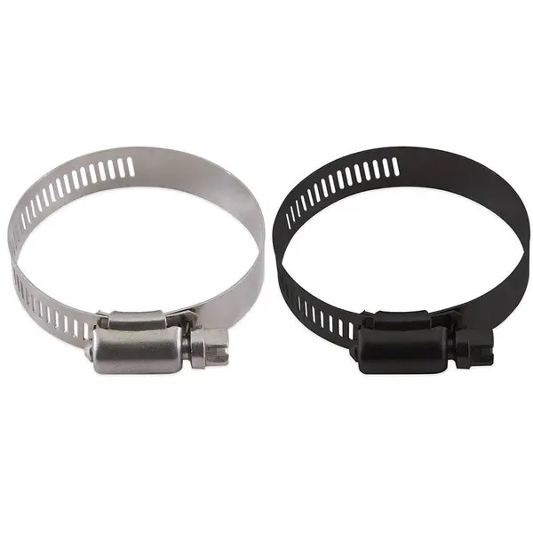 MISHIMOTO MMCLAMP-WG-64HTBK High-Torque Worm Gear Clamp,1.57" - 2.52" (40mm - 64mm), Black, Pack of
