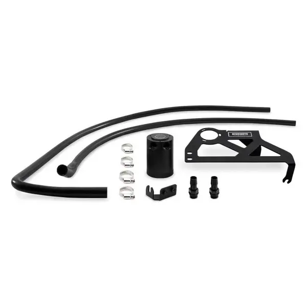 MISHIMOTO MMBCC-WR6-12PBE2 JEEP Wrangler JK Baffled Oil Catch Can, 2012-2018