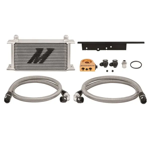 MISHIMOTO MMOC-350Z-03 Oil cooler kit for NISSAN Z33 350Z (Silver core with thermostat)