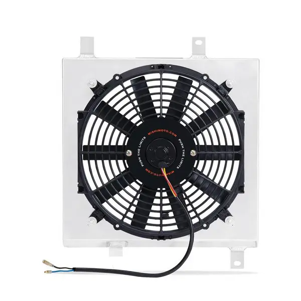 MISHIMOTO MMFS-DBP-26 Performance Aluminum Fan Shroud Kit MISHIMOTORSPORTS 26"x17"x3.5" Dual Pass Race Rad