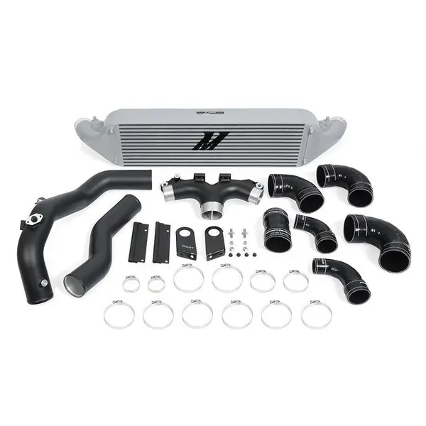 MISHIMOTO MMINT-STNGR-18SL Performance Intercooler Kit, KIA Stinger GT 3.3T 2018+, Silver