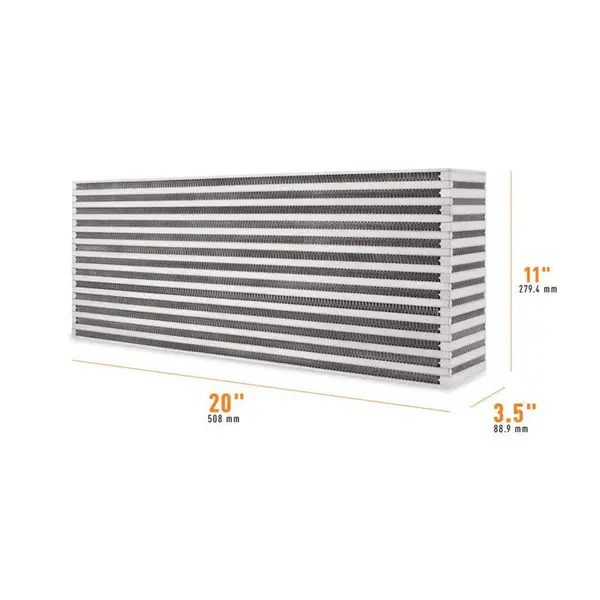 MISHIMOTO MMUIC-13 UNIVERSAL Air-to-Air Race Intercooler Core, 20"x11"x3.5"