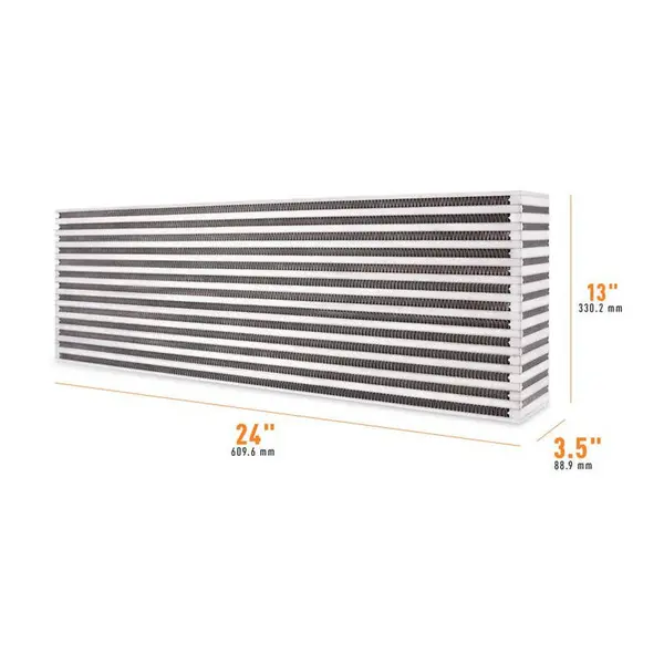 MISHIMOTO MMUIC-08 UNIVERSAL Air-to-Air Race Intercooler Core, 24"x13"x3.5"