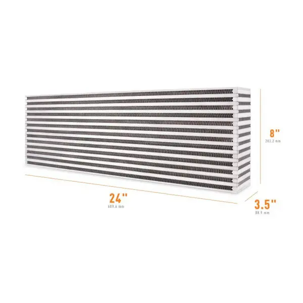 MISHIMOTO MMUIC-05 UNIVERSAL Air-to-Air Race Intercooler Core, 24"x8"x3.5"