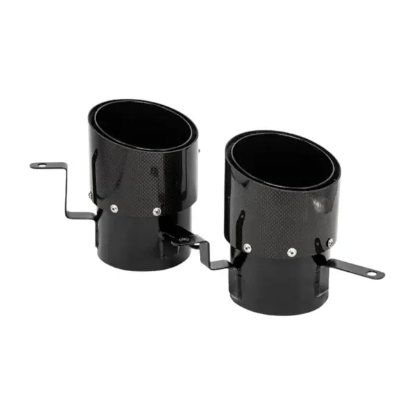 NOVITEC F1 090 52 Tailpipes, Black, 2pcs for FERRARI SF90 2019-
