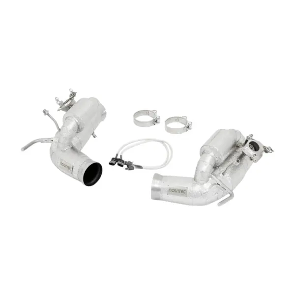 NOVITEC F1 296 11 Exhaust System With Flap-Regulation, Stainless Steel for FERRARI 296 2021-