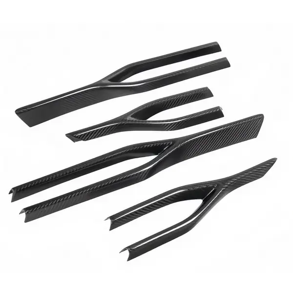 NOVITEC L6 333 23 Front Bumper Cover Set (4-Part), Visible Carbon for LAMBORGHINI Urus SE 2024-