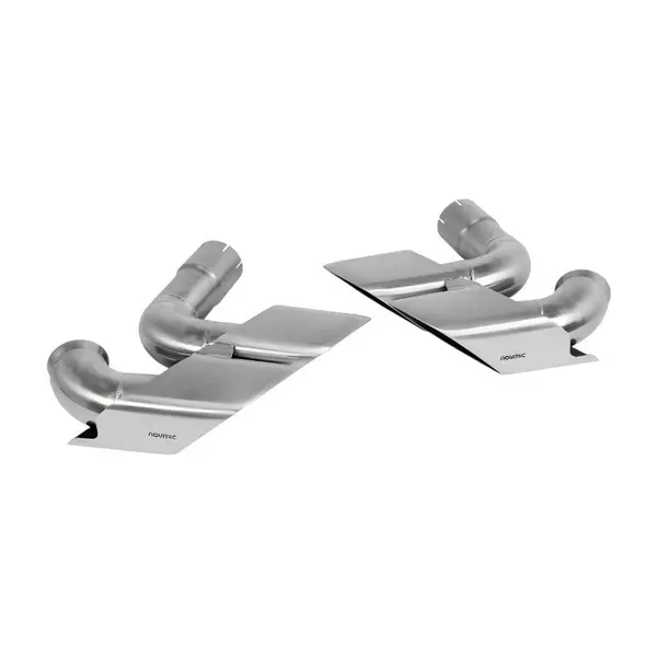 NOVITEC L1 333 85 Tailpipes, Brushed Stainless Steel, 4pcs for LAMBORGHINI Urus SE 2024-