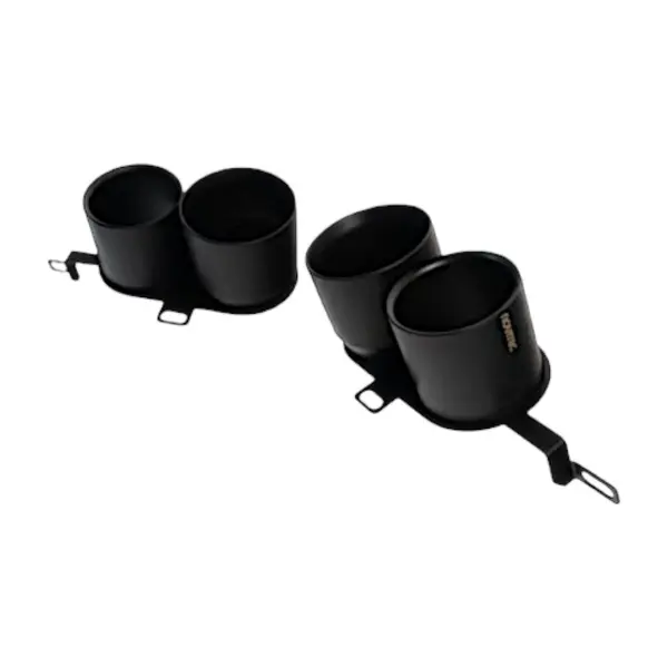 NOVITEC L1 444 41 Tailpipes Set, Gold-Plated for LAMBORGHINI Revuelto 2023-