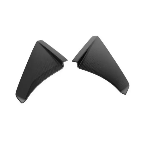 NOVITEC L6 444 42 Side Panels Fins (Original Look), Visible Carbon for LAMBORGHINI Revuelto 2023-