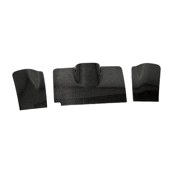 NOVITEC F6 488 54 Cover for Rear Diffuser Air-Opening (3 Parts), Visible Carbon for FERRARI 488 2015-2019