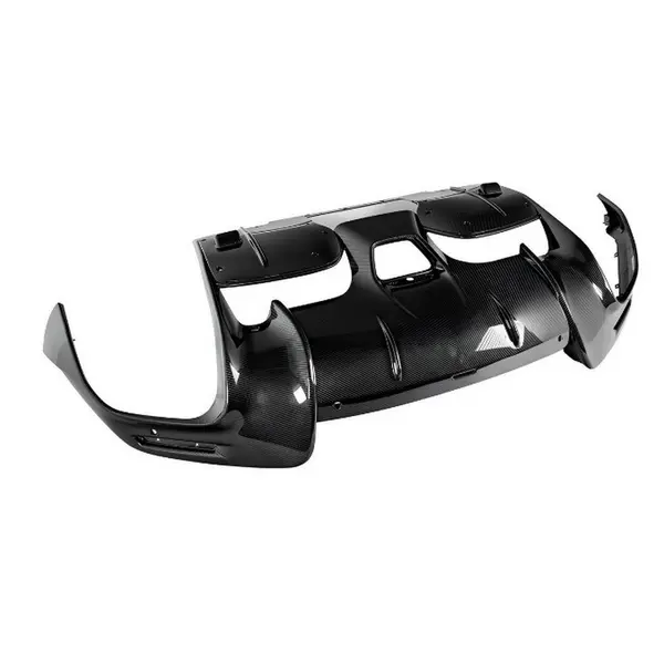 NOVITEC F6 666 54 Diffuser (Original Look), Visible Carbon for FERRARI Purosangue 2022-