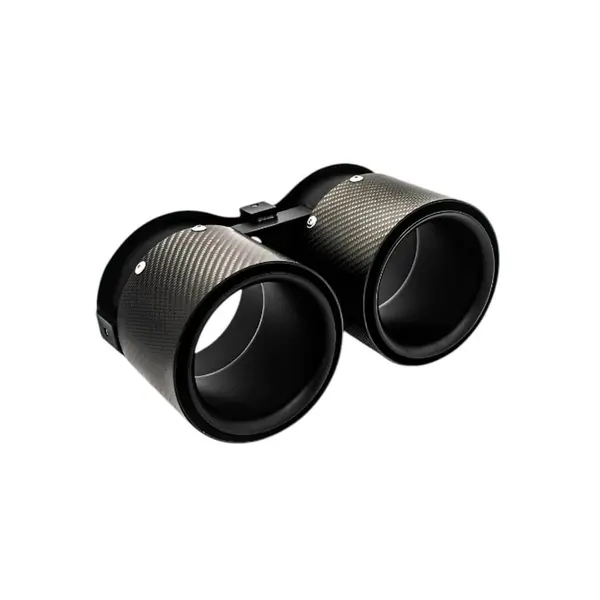 NOVITEC C1 750 46 Tailpipes, Gold-Plated with Carbon Cover, 2pcs for MCLAREN 750S 2023-
