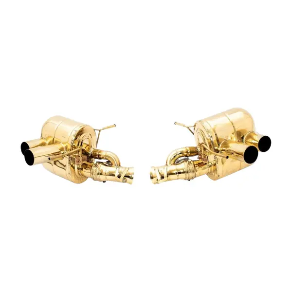 NOVITEC F1 812 71 Exhaust System, With Flap-Regulation, Gold-Plated Inconel for FERRARI 812 Superfast / GTS 2017-2024