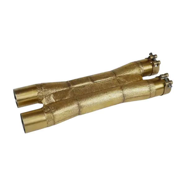 NOVITEC F1 812 72 X-Pipe Exhaust Replacement, Gold-Plated Stainless Steel for FERRARI 812 Superfast / Competizione / GTS 2017-2024