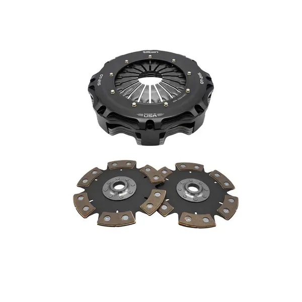 TILTON 68-302UG Clutch Assy OT-215, 8.5" 2-PLate Cerametallic (Less Discs)