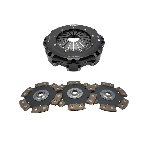 TILTON 68-303UG Clutch Assy OT-215, 8.5" 3-PLate Cerametallic (Less Discs)