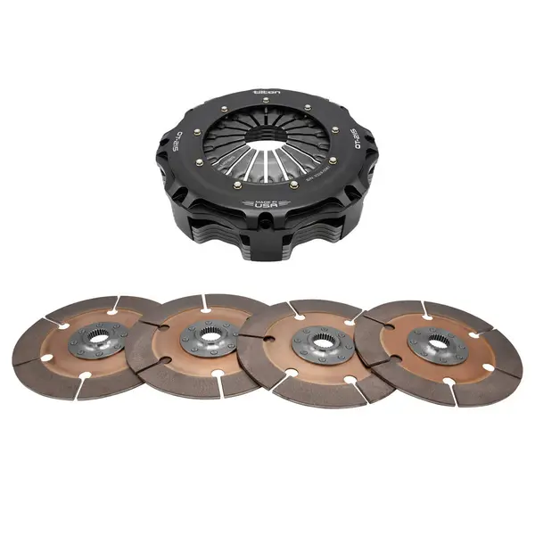 TILTON 68-004UG Clutch Assy OT-215, 8.5" 4-PLate Metallic (Less Discs)
