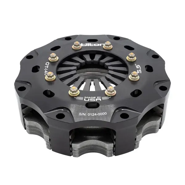 TILTON 67-004HORA CLUTCH, METAL, 5.5", 4 PL, HR, ORANGE, STEP