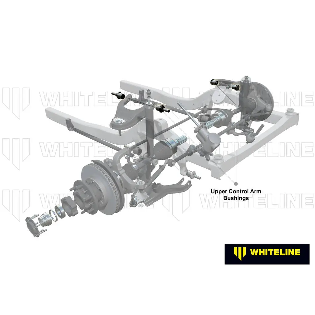 WHITELINE W53455 Front Upper Control Arm - Bushing Kit Double Offset for Iveco Daily 35S 4th Gen