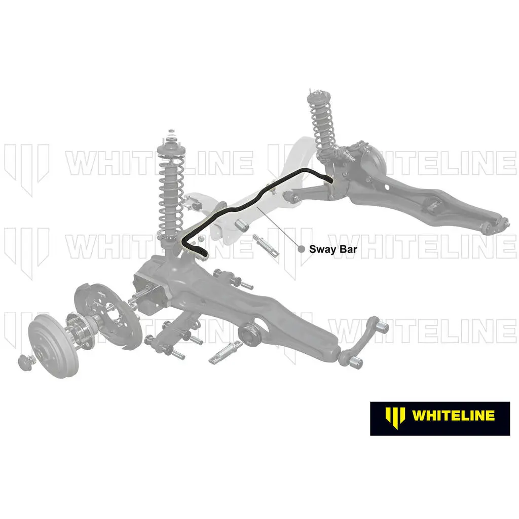 WHITELINE BMR74Z Rear Sway Bar - 24mm Adjustable