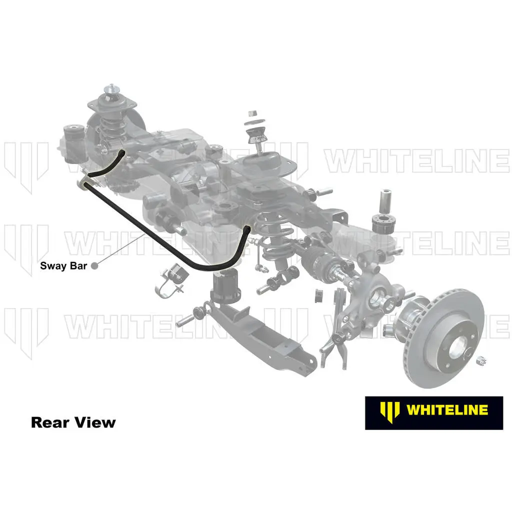 WHITELINE BBR44Z Rear Sway Bar - 26mm 2 Point Adjustable