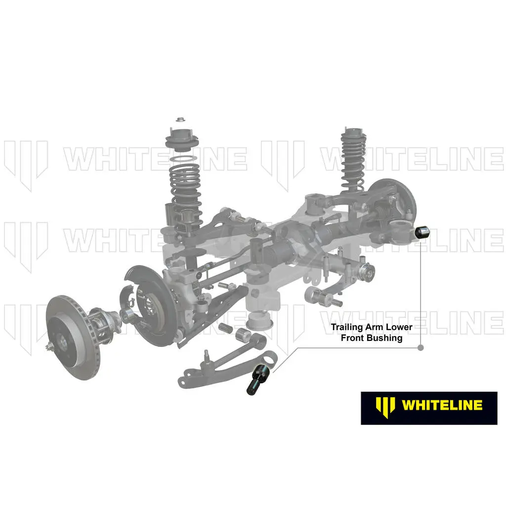 WHITELINE W0568 Trailing Arm Bushing - Lower Front