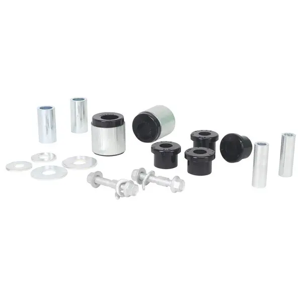 WHITELINE WEK082 Vehicle Essential Bushing Kit with Camber Bolts, Caster Correction/Control Arm Bushings for Mitsubishi Lancer Evolution 1996-2002