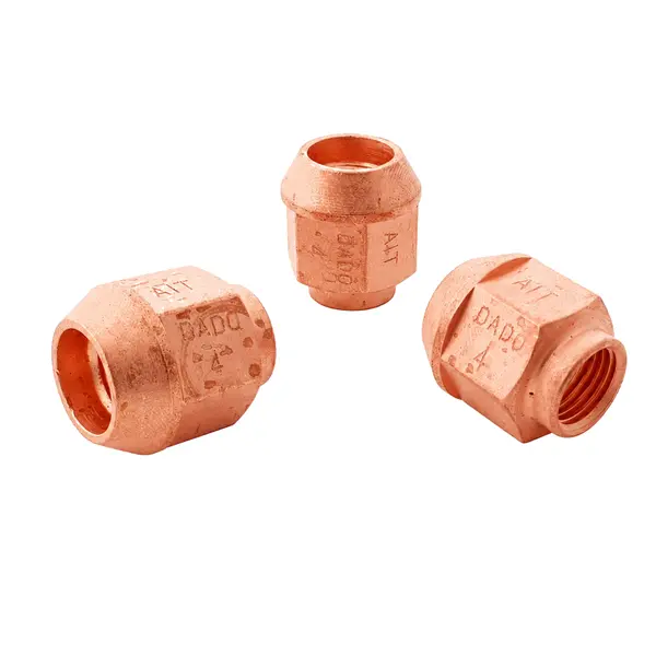 A.I.TECH AIT-DADO-4 Nut 14x1,5 ex 22mm, o.d. 25mm conical SEAT, total lenght 27mm for AUDI / VW