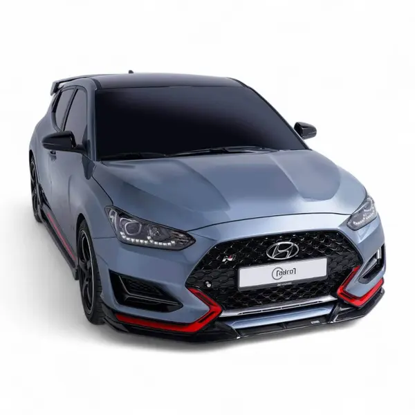 ADRO A10A20-1203 Front Lip V2 (B Type) for HYUNDAI Veloster N 2018-