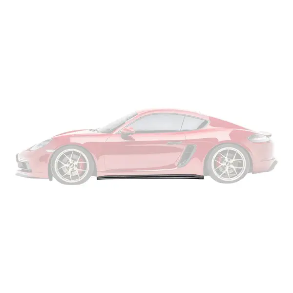 ADRO A23A20-1401 Side Skirts (Carbon Fiber) for PORSCHE 718 Cayman/Boxster/S/T/GTS/GTS 4.0/Spyder/Spyder RS/GT4 RS