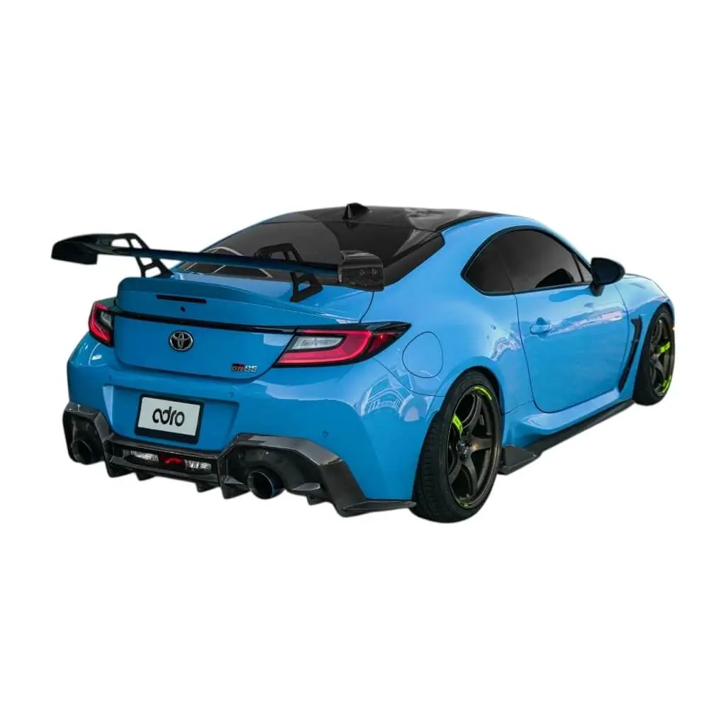 ADRO A18A10-1501 Swan Neck Wing AT-R1, Curved for TOYOTA GR86 / SUBARU BRZ 2022-