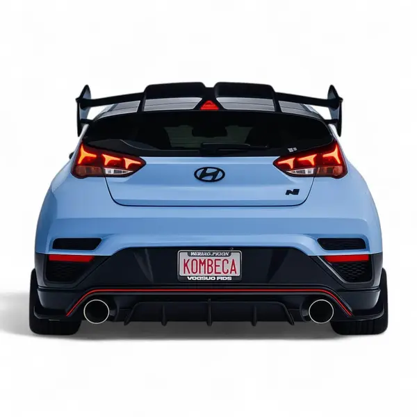 ADRO A10A20-1502 Trunk Spoiler V2 for HYUNDAI Veloster N 2018-